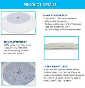 35W RGBW 12V Điện thoại thông minh mỏng phẳng hồ bơi đèn IP68 Dưới Nước Đèn 316ss LED dưới nước chiếu sáng piscina - Product Image 4