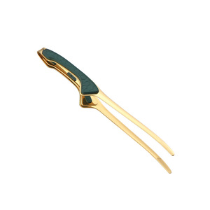Pinzas para barbacoa de acero inoxidable 430, estilo coreano, para cocina de hotel y uso doméstico, pinzas brillantes para carne. - Product Image 5