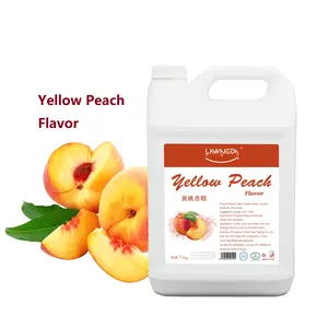 Halal Yellow Peach Flavor Liquid For Food Drinks Beverage Sweets Dessert