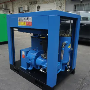 Nueva tecnología 7.5kw 10HP imán permanente frecuencia variable compresores industriales compresores de aire rotativos compresor de aire de tornillo