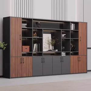 خزانة مكتب CEO Boss بتصميم حديث خشبي متحرك مع أرفف للاستخدام الخارجي - Product Image 3