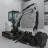 Mini-excavatrice sur chenilles économique, micro-excavatrice, petite excavatrice, minibagger, 3,5 tonnes, hydraulique, prix promotionnels