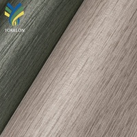 Papier peint texturé moderne de luxe, imperméable, en PVC, revêtement mural décoratif intérieur avec support en tissu pour hôtels