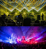 Laser d'extérieur 20W 15W 10W IP65 pour spectacle, animation ILDA, DJ, concert, événement, discothèque, fête