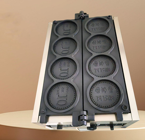 Machine à gaufres en forme de pièces de monnaie en acier inoxydable, nouvelle, économique, facile à utiliser, haute productivité, prix de gros - Product Image 6