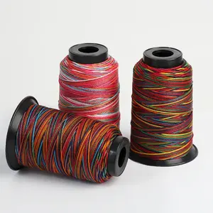 Cordon en macramé ombré 12 brins, durable, 0,8 mm, fil ciré, 100% polyester, haute ténacité, tricotage à la main, bricolage fait main - Product Image 3