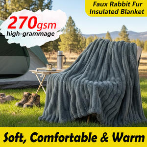 सोफे कार के आउटडोर कवर पर नप के लिए थोक बहु-कार्यात्मक प्लग ऑल-सीजन वातानुकूलित कंबल - Product Image 2