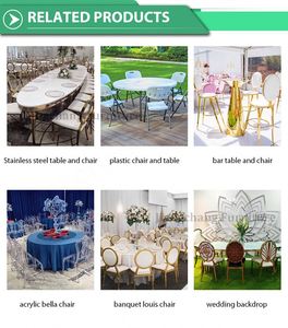 เก้าอี้โลหะสไตล์ทิฟฟานี่สำหรับงานแต่งงานที่ทันสมัยสำหรับใช้ในสวนรับประทานอาหารกลางแจ้ง - Product Image 5