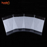 Logo personnalisé joint auto-adhésif biodégradable clair petit emballage sacs-cadeaux BOPP Opp sacs en plastique transparent