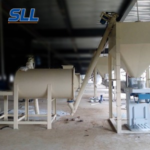 Mezclador de paletas de doble eje Horizontal de 5000L, mezclador de fertilizante químico, mortero seco, arena, polvo, equipo de mezcla de cemento - Product Image 5
