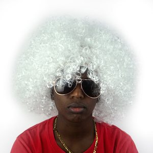 Pelucas de Carnaval para Fans de payaso, tupé divertido para adultos y niños, <span class=keywords><strong>disfraz</strong></span> <span class=keywords><strong>Afro</strong></span>, peluquín rizado para fiesta - Product Image 4