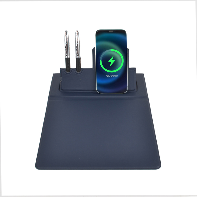 New Multifunctional Wireless Charging Mouse Pad Office Folding Pencil Mouse Pad