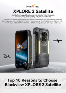 Téléphone mobile robuste Blackview Satellite 5G Android 15 Écran Amoled Vision nocturne 20000mAh 12+256GB Téléphone Xplore 2 Satellite - Product Image 4