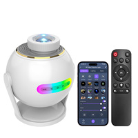 Projecteur d'étoiles intelligent WiFi 3D Planétarium, 60 thèmes, projection HD claire, arrêt automatique, contrôle par application, lampe d'ambiance pour fête