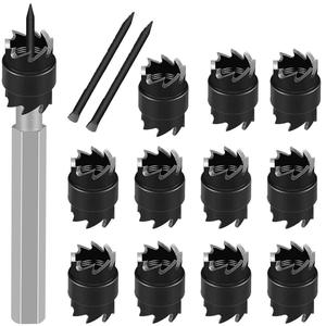 Crossborder Spot Drill Bits 13pc Hex Shank High Speed Steel Bright Finish Anchor Repair Tool <b>Kit</b> - Product Image 2