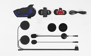 Nuevo <span class=keywords><strong>Intercomunicador</strong></span> Inalámbrico Dúplex Completo para Motocicleta, Impermeable, Bt 5.2, Tipo C, 1000M, Auriculares para Casco de Motocicleta para 2 Conductores - Product Image 6
