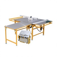 Nouvelle scie à table JT180S pour le travail du bois, scie de précision sans poussière, petite scie à table sur chariot spécialisée pour le travail du bois.