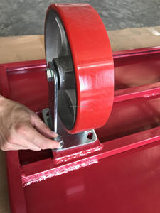 Промышленный грузовой перевозчик с тяжелой загрузкой, стальная тележка, ручная тележка - Product Image 6