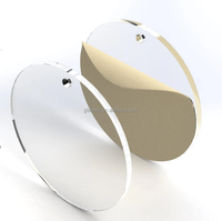 Disques acryliques vides de 30 mm pour porte-clés, cadeaux personnalisés pour la fête des mères, porte-clés ronds transparents et mignons en acrylique