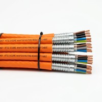 Câble d'alimentation 0,6/1 kV résistant au feu, isolé minéral, à 5 conducteurs en cuivre, norme IEC RTTZ, pour système de protection incendie