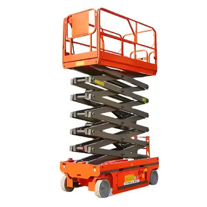 Elevador de tijera autopropulsado móvil Elevador hidráulico portátil 6m 8m 10m 12m 14m Uso de limpieza Elevador de tijera con batería - Product Image 2