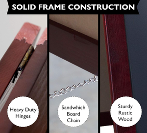 Piccolo <span class=keywords><strong>legno</strong></span> lavagna cavalletto per decorazioni per matrimoni cucine qualsiasi spazio-si distinguono con cartelli di benvenuto menu <span class=keywords><strong>scritta</strong></span> lavagna - Product Image 4