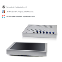 Panel Táctil Industrial Personalizado con Protección Anti-UV y Anti-Reflejos, Pantalla Táctil LCD Integrada de 9~36V, Resistente al Agua IP69K