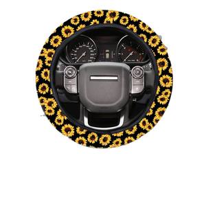 Housse de volant universelle en polyester antidérapante à motif géométrique bohème de haute qualité pour voiture OLIVER – Mode transfrontalière - Product Image 5