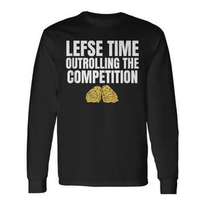 T-shirt a maniche lunghe Lefse Time con design norvegese, vestibilità unisex per adulti - Product Image 1