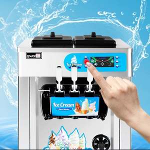 เครื่องทำไอศกรีม 3 รสชาติ สำหรับธุรกิจ ทำไอศกรีมซอฟต์เสิร์ฟ สเตนเลสสตีล - Product Image 6