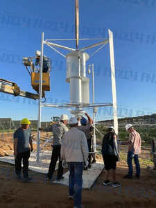 กังหันลมผลิตไฟฟ้าแนวตั้ง 3000w 5kw 96V 120V 220V 380v 260 รอบต่อนาที กังหันลม 3 เฟส 50HZ 60HZ 3 ใบพัด ไม่มีเสียงรบกวน ใช้ในบ้านได้ - Product Image 4