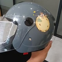 Casques ouverts et intégraux pour adultes avec double visière pour moto et vélos électriques
