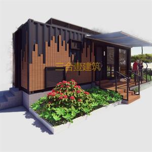 Casa Contenedor de 18/36 m², Diseño Industrial, Uso Hotelero, Estilo Moderno - Product Image 1