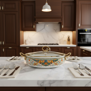 Toptan Metal Deniz Ürünleri Pişirme Emaye Tencere Seti, Ev Tipi Çorba Tenceresi, Deniz Ürünleri Kızartma Tenceresi, Gazlı ve İndüksiyonlu Ocaklara Uygun - Product Image 6