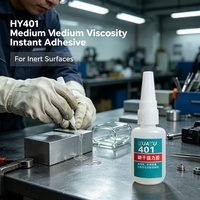 Colle instantanée super forte à viscosité moyenne transparente, adhésif cyanoacrylate haute résistance pour surfaces poreuses