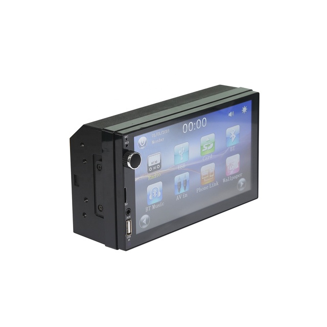 7 Inch Windows OS Car MP5 Player with Built-in GPS CD Player HD Touch Screen SD Card Amplifier Handsfree Car Stereo
