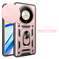 Étui de téléphone BAILI Factory Armor Slide Window Push Full Camera Lens Protection Ring Stand pour Huawei Honor Magic 6 Lite X9B