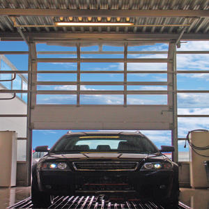 Atelier de <span class=keywords><strong>garage</strong></span> électrique transparent, métal, portières de levage des fenêtres en coupe, portes de <span class=keywords><strong>garage</strong></span> avec télécommande - Product Image 2