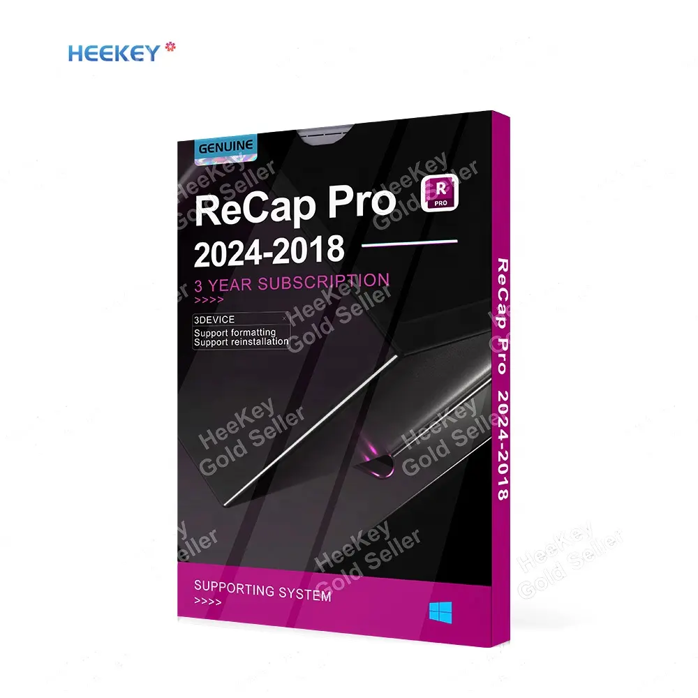 Autodesk ReCap Pro 3 년 구독 2024/2023/2022/2021 Mac/PC AutoCAD 제도 그리기 도구 소프트웨어