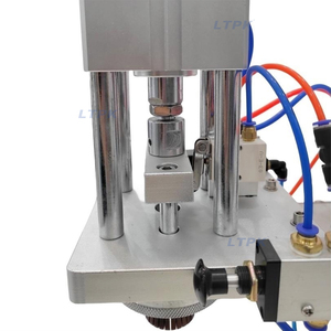 LTX80 gran oferta de escritorio de mano semiautomático de aluminio neumático Perfume agua tarro de plástico botella de vidrio máquina taponadora - Product Image 5