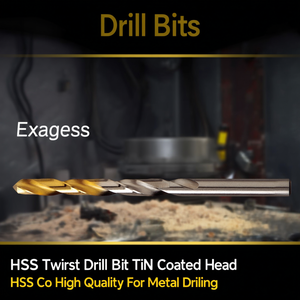 ดอกสว่านเจาะเหล็ก HSS ชุบทอง คุณภาพสูง ผลิตในอิตาลี สำหรับเจาะโลหะ - Product Image 3