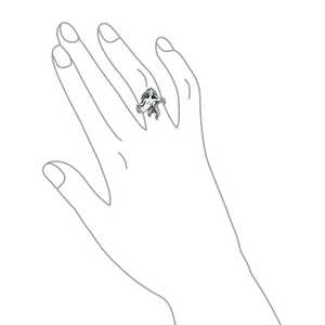 Anillo de Sirena Plateado Antiguo, Anillo de Nymph Siren para <span class=keywords><strong>Mujer</strong></span>, Joyería, Regalo - Product Image 3