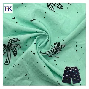 Neues Produkt 75D geflochtener Jacquard Polyester vierseitige elastische Strandhosen Polyester-Ammoniakstoff