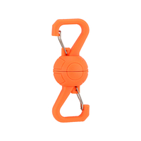 Porte-badge rétractable magnétique robuste de haute qualité pour la pêche en extérieur, avec clip rapide et boucle à ressort, idéal pour la pêche au bar, au marlin et au requin