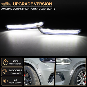 Mới tiktok xu hướng Trắng 2 dòng dẫn bên đánh dấu đèn cho Dodge durango 21-2025 phía trước Fender bên tín hiệu ánh sáng chỉ số đèn - Product Image 3
