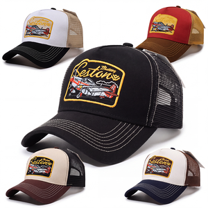 Gorra de Béisbol Personalizada al por Mayor, Estilo Vintage Mustang, Bordada, de Malla, 5 Paneles, Retro, Unisex, para Hombre y Mujer, OEM - Product Image 2