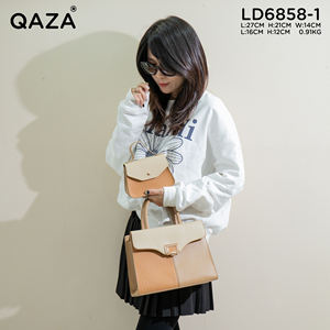 Ensemble de sacs à main pour femmes <span class=keywords><strong>QAZA</strong></span>, broderie, imperméable, PU, 2 en 1, dernières tendances - Product Image 5