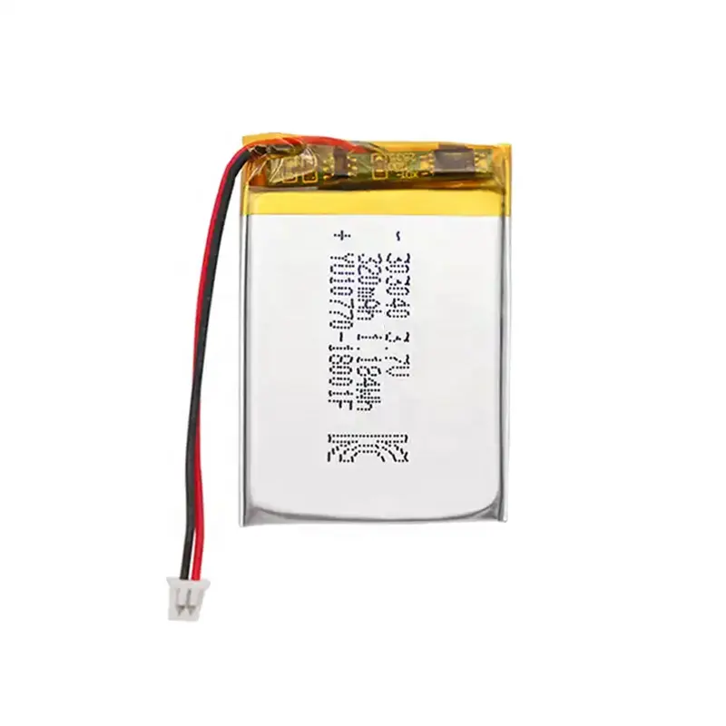 303040 छोटी 320mAh 3.7V रिचार्जेबल लिथियम पॉलिमर बैटरी 2V पावर टूल्स सौर इलेक्ट्रॉनिक अनुप्रयोगों के लिए KC प्रमाणित