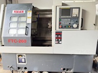 FEELER FTC-260 professionnel automatique horizontal CNC tour Taiwan 50 moteur Fanuc contrôle produit chaud de 2019 vente utilisé