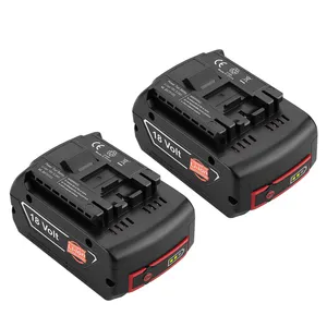 Ab stok CE KC sertifikalı güç aracı pil için bosch 18 volt şarj edilebilir 18 v Li-ion pil kılıfı bosch aracı pil